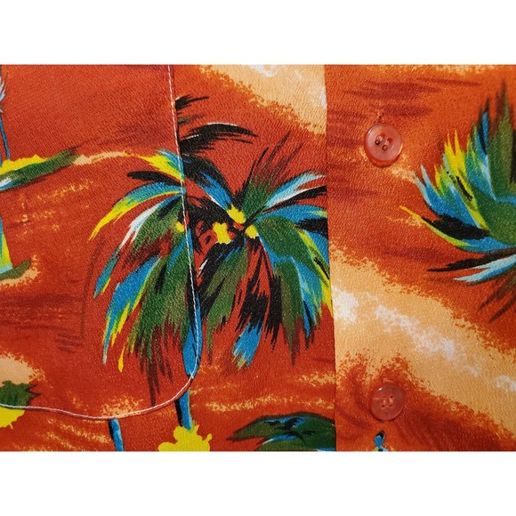 Vintage 70s Mr. Florida Hawaiian Shirt large - Picture 4 of 5